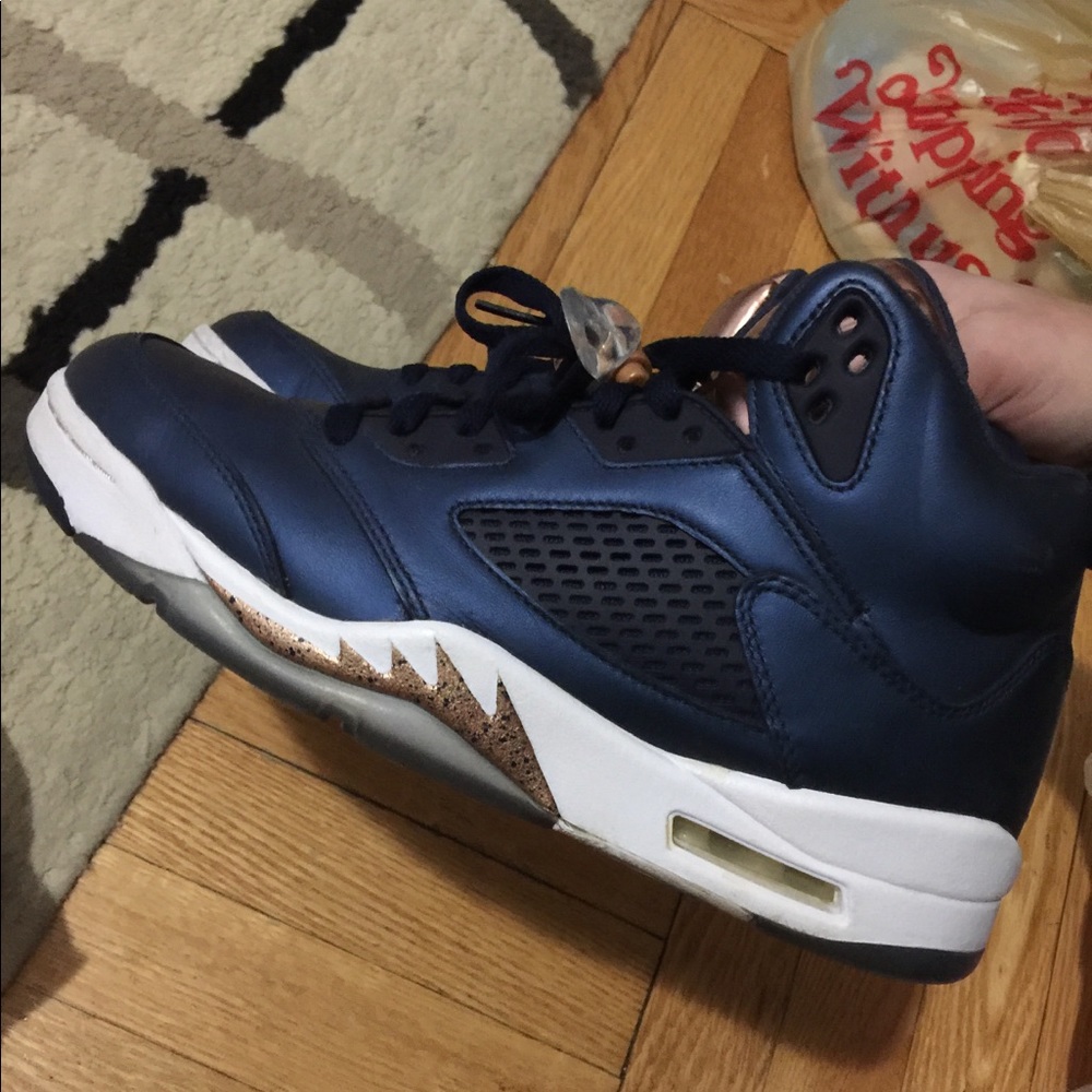 Nike air Jordan 5 retro metallic blue